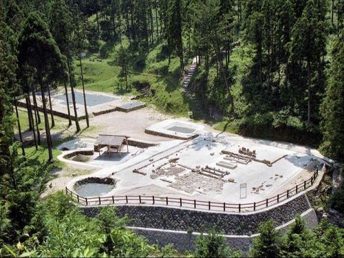 福栄（紫福）地域にある世界遺産「大板山たたら製鉄遺跡」
