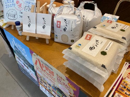 三条市下田村地域おこし協力隊のブース！！