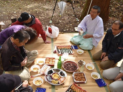 五僧集落、美那都神社秋祭り（2017年）