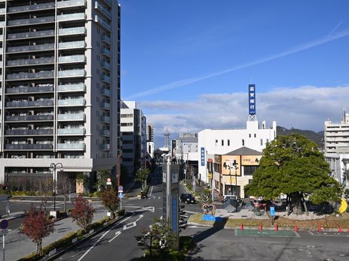 駅前の風景