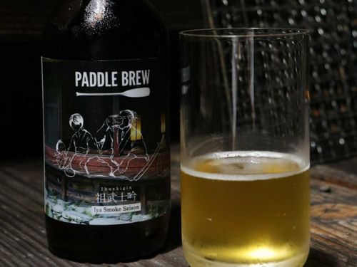 県内の醸造所と開発した、祖谷オリジナルクラフトビール“祖武士吟”(いぶしぎん)。