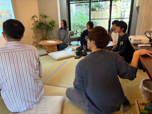 まちの発掘拠点「IRIFUNE」での交流