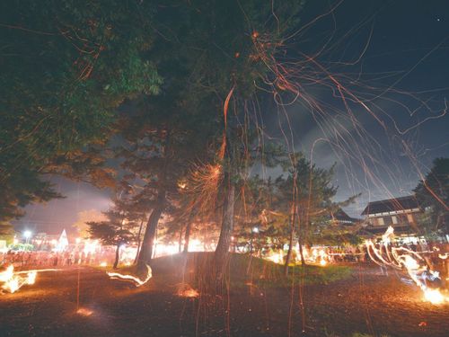 火振り祭りの様子