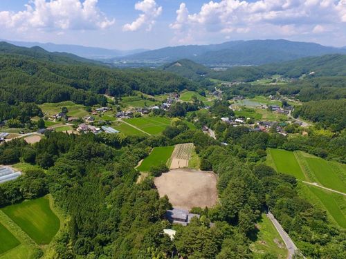 モデルハウスのある新山地区の風景