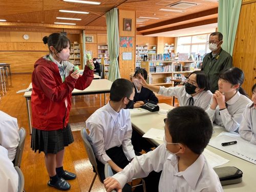 地域で活躍する高２留学生