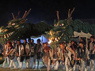 夏の一大イベント信州みよた龍神まつり