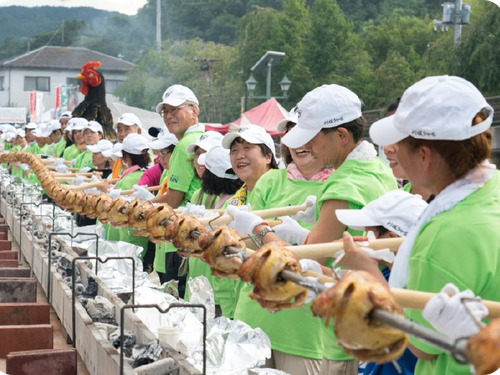 世界一長い「川俣シャモまつり」！川俣シャモは福島県ブランド認証地鶏★
