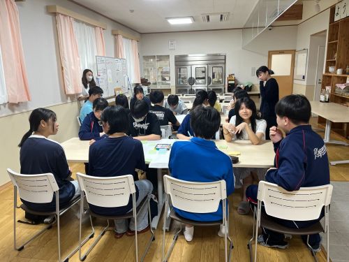 寄宿舎のルール作りやイベントの企画は生徒が自主的に取り組んでいます。