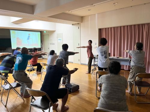 いつまでも元気で自立した生活を送るための筋力を蓄える「貯筋運動教室」。