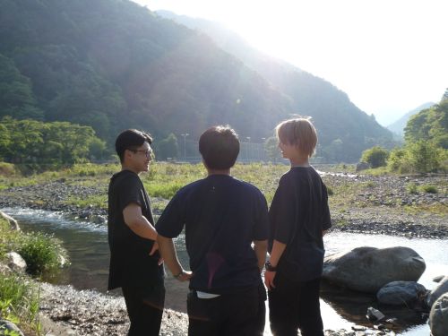 村内で活動する地域留学生