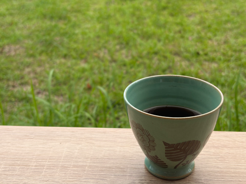 古民家でコーヒーとレコード　ものづくり体験もあります。