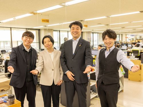 県交通まちづくり課の皆さん。＼ご応募をお待ちしております！／