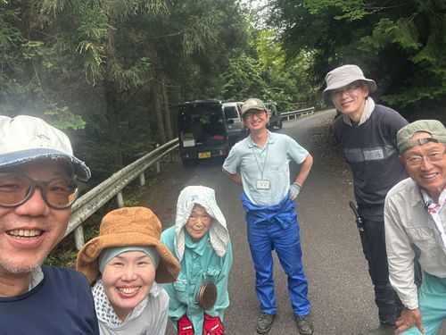 集落活動サポート。作業後のひととき