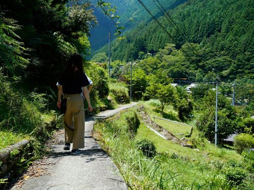 山の傾斜に沿った暮らしを体感できます。