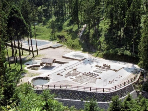 福栄（紫福）地域にある世界遺産「大板山たたら製鉄遺跡」