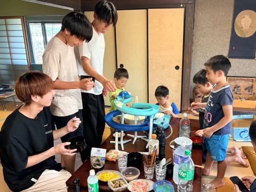 夏休みはみんなで流しそうめん！空き家拠点が子どもたちの楽しい居場所に変わります♪