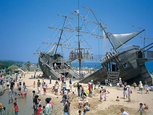 海沿い用宗エリアにある「広野海岸公園」は子ども達に人気のスポット