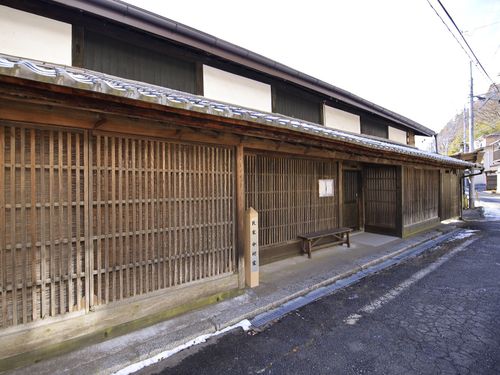 江戸時代の面影を残す町家の建物