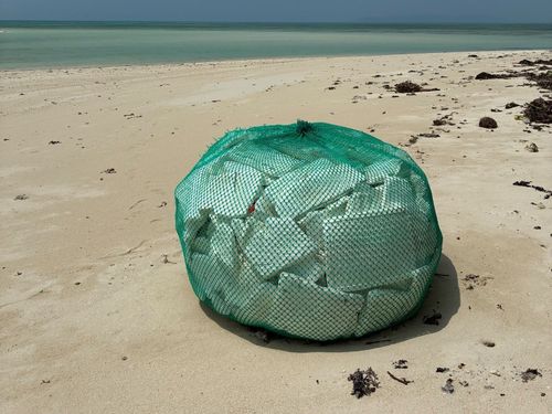 竹富島の美しい海を護るビーチクリーン（海洋ゴミ拾い）