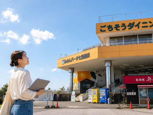 道の駅が入る地元商業施設の空き店舗を見学🏬