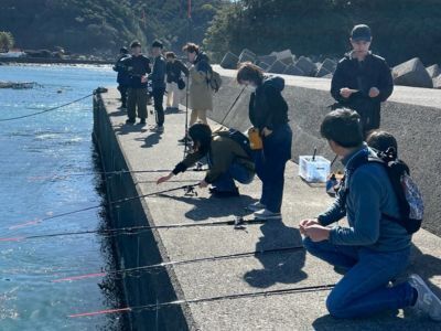 須賀利町で釣り体験！