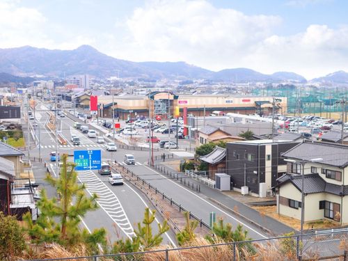 街の風景。