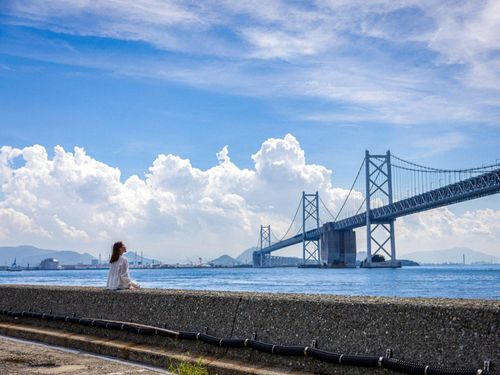 瀬戸大橋の架かる島：与島からの絶景