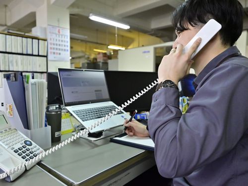 ▲様々な企業を訪問し魅力をキャッチ