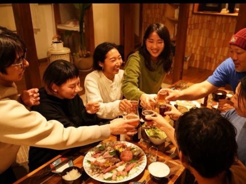 初日の夜はローカル×ローカルにて交流会！