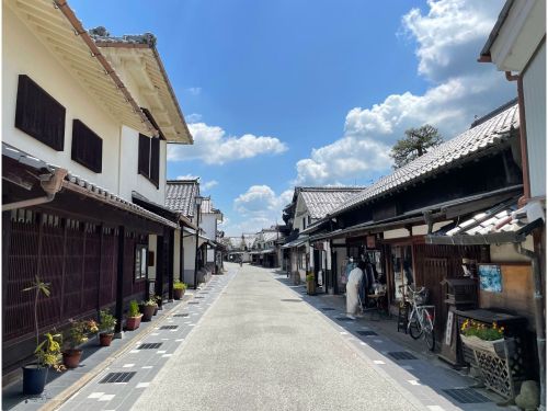△丹波篠山の伝統的な街並み