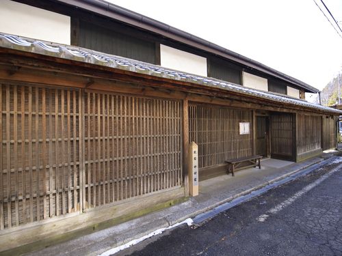 江戸時代の面影を残す町家の建物