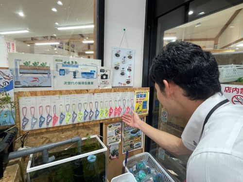 各道の駅のBIWAKOアクキーラインナップが展示。これは集めたくなる…！