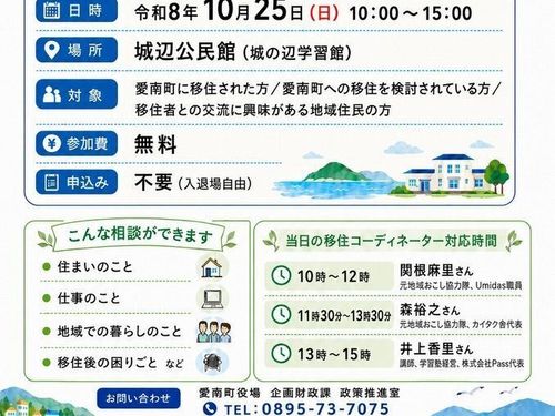 移住コーディネーター対応時間
