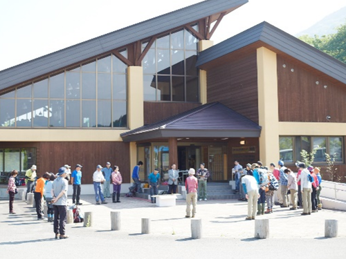 徒歩圏内の白神山地世界遺産センター藤里館