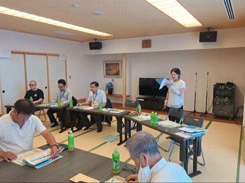 兼任集落支援員による情報交換会（松山隊員）