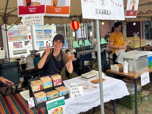 休みの日に副業でイベントの出店もします