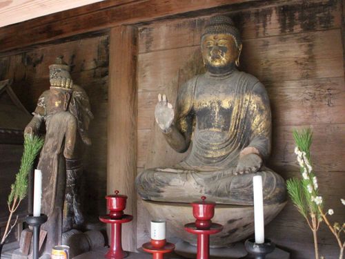 法光寺の阿弥陀如来坐像（山口県指定有形文化財）