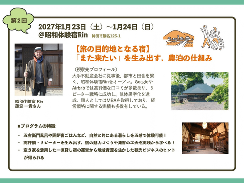 第２回の概要