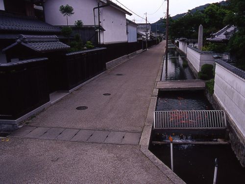 五個荘金堂の街並み