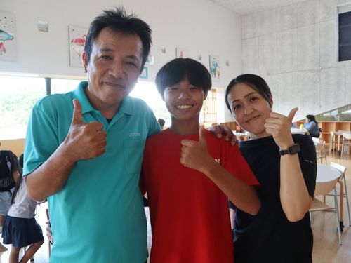 煌くんと奈々枝さん。赤ちゃんのときから遊んでくれるのっちは良き相談相手。