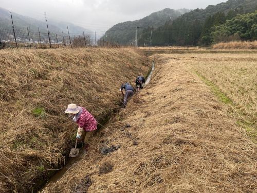 草刈りや溝掃除なども地域総出で作業しますが人は足りていないのが現状です。