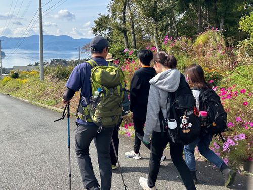 交流会（トレイル）の風景