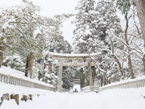 冬の大瀧神社