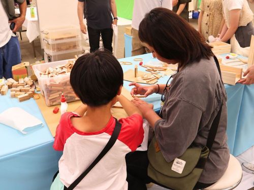 交流ブースではマルシェやワークショップも！※写真は昨年の様子
