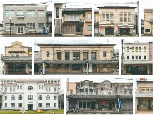 中心市街地にはレトロなまちなみが広がっています