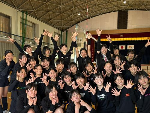 女子バレーボール部には寮生活を送る生徒が大勢います！
