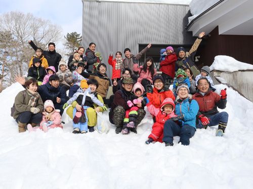 荒沢湿原で雪あそびを実施！