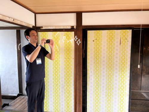空き家バンク掲載写真の撮影