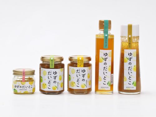 甲良町の特産品「ゆず」を使った加工食品も！