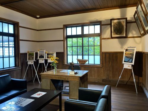 第1回受賞作品は2025年夏、期間限定で萩明倫学舎の校長室に展示されています